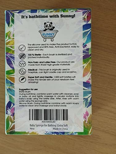 Juego de cepillos para costra láctea - Cepillo de silicona