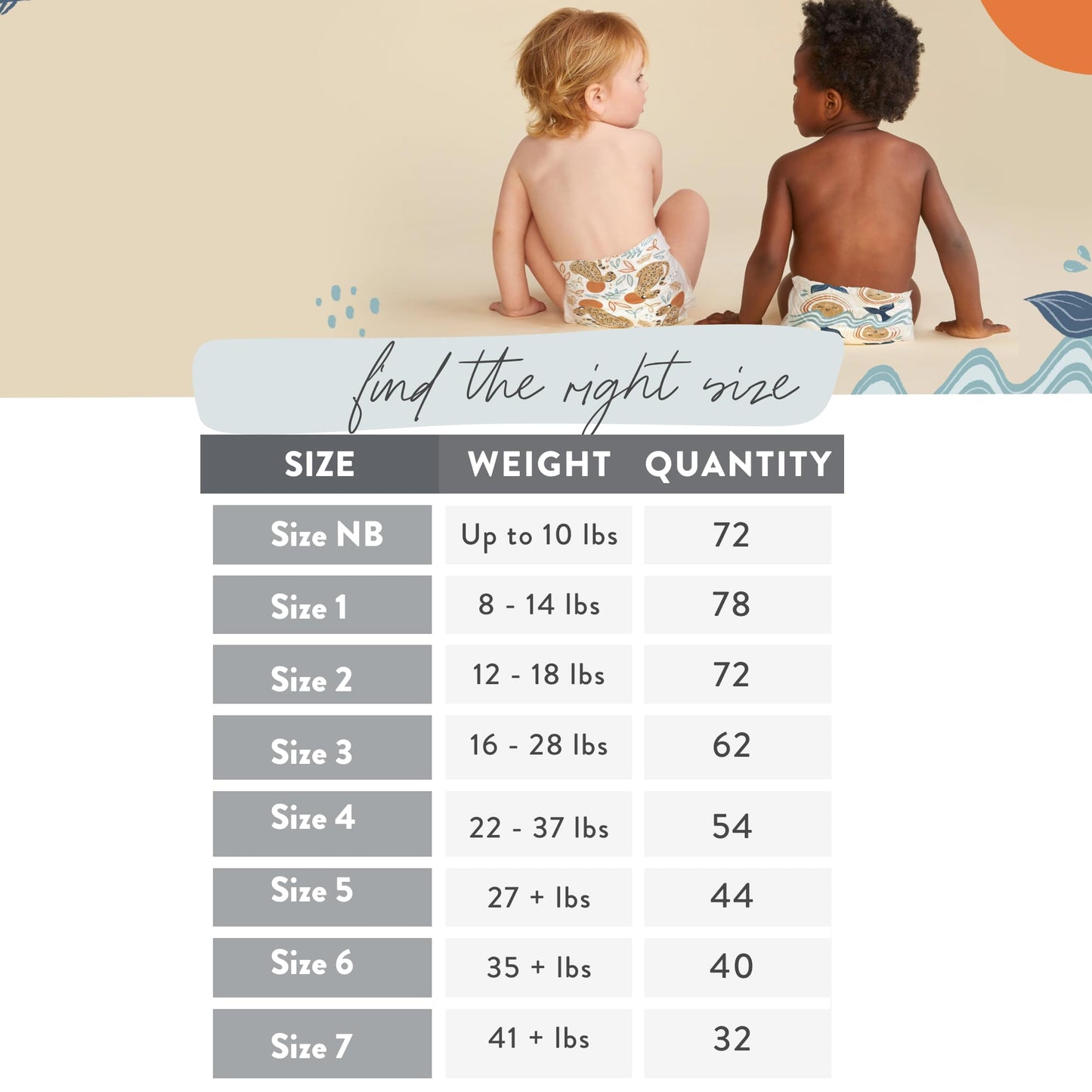Fraldas Honest Company Clean Conscious para pele sensível | Hipoalergênicas, sem fragrância | Estampas neutras | Club Box, tamanho recém-nascido, 72 unidades