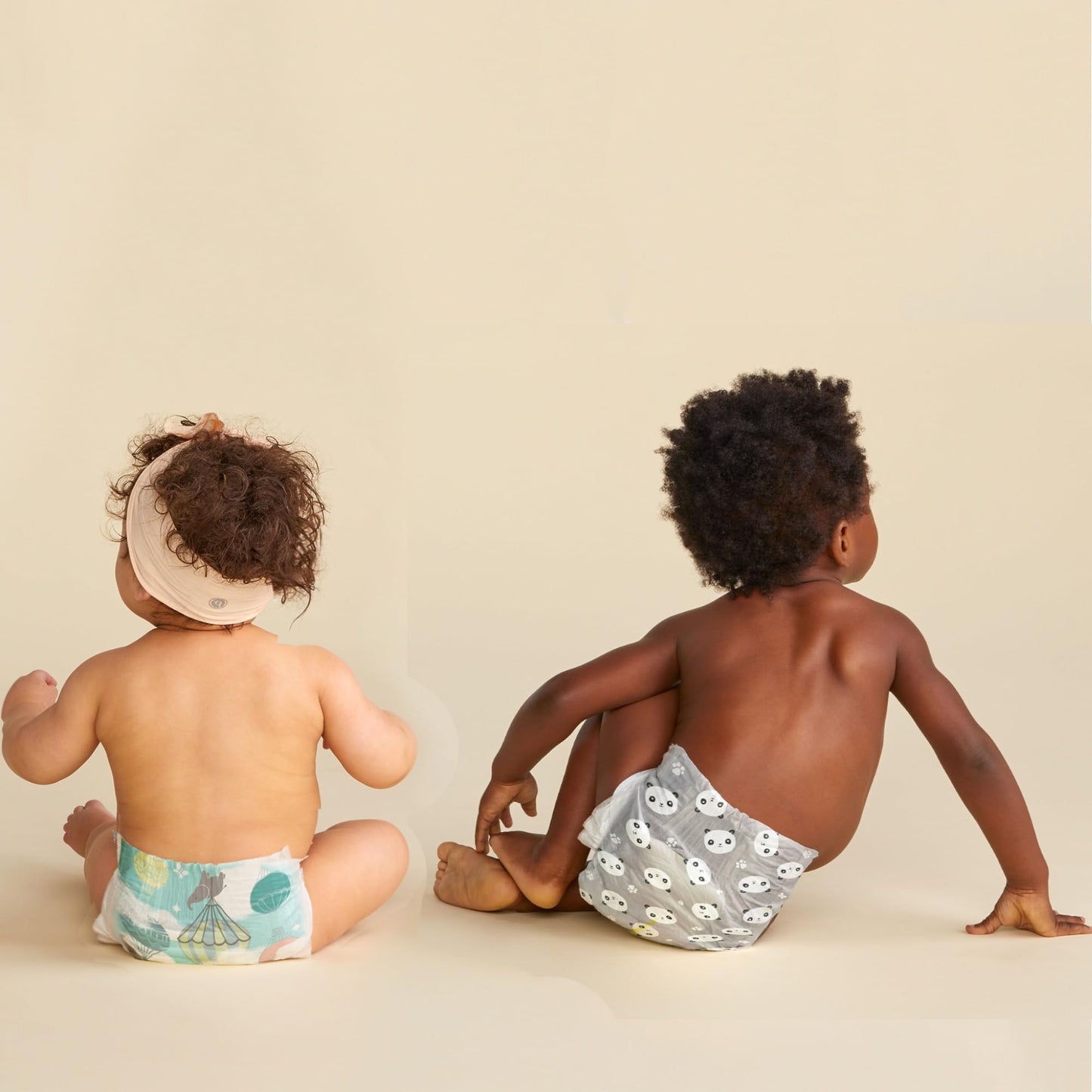 Fraldas Honest Company Clean Conscious para pele sensível | Hipoalergênicas, sem fragrância | Estampas neutras | Club Box, tamanho recém-nascido, 72 unidades