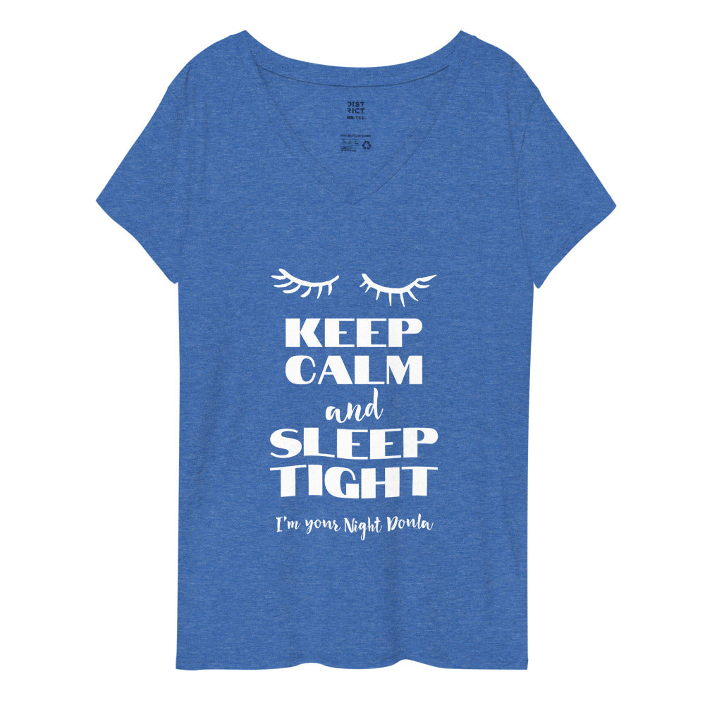 Camiseta cuello pico doula reciclada mujer