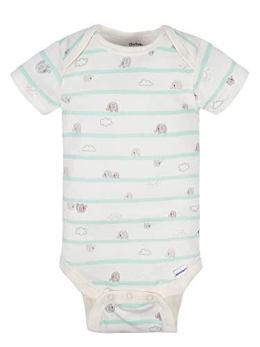 Gerber Unisex Short Sleeve Onesies, 8-pack