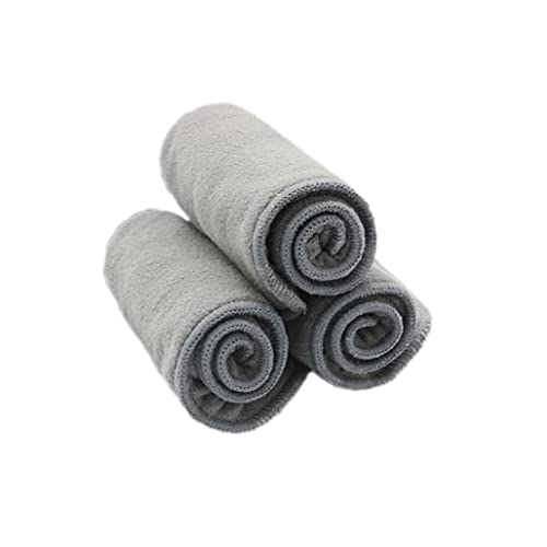 Smiling Rama Reusable Baby Diapers - Adjustable, Washable Cloth Diapers with Bamboo Charcoal Inserts | Leak-Free & Eco-Friendly | Newborn to Toddler (8-36 lbs)