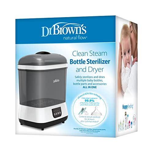 Dr. Brown’s™ Clean Steam Baby Bottle and Pacifier Sterilizer and Dryer