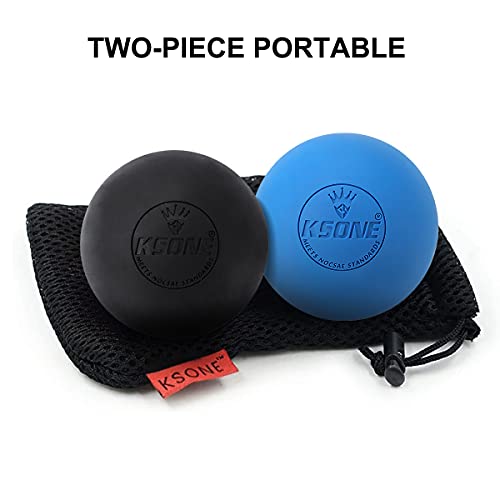 Bolas de massagem para liberação e relaxamento, pacote com 2