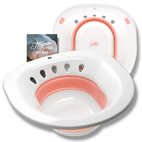Asiento de baño plegable para remojo y vapor: recuperación vaginal y perineal después del parto