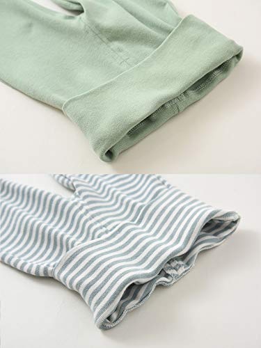 Cotton High Waist Footed Pants