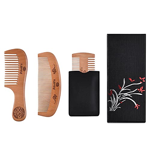 Handmade Wood Comb Set