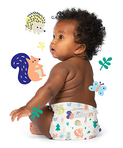 Pañales desechables Hello Bello tamaño 1 (8-12 lb), extra absorbentes, hipoalergénicos y ecológicos, con ajuste cómodo y ceñido, paquete de 108 unidades (el diseño puede variar).