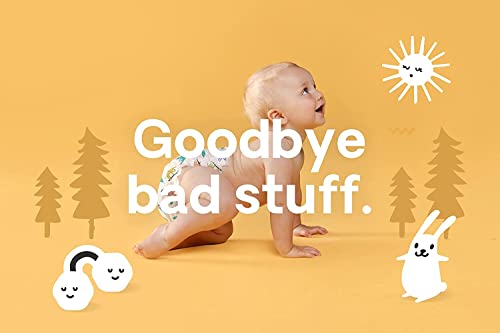 Pañales desechables Hello Bello tamaño 1 (8-12 lb), extra absorbentes, hipoalergénicos y ecológicos, con ajuste cómodo y ceñido, paquete de 108 unidades (el diseño puede variar).