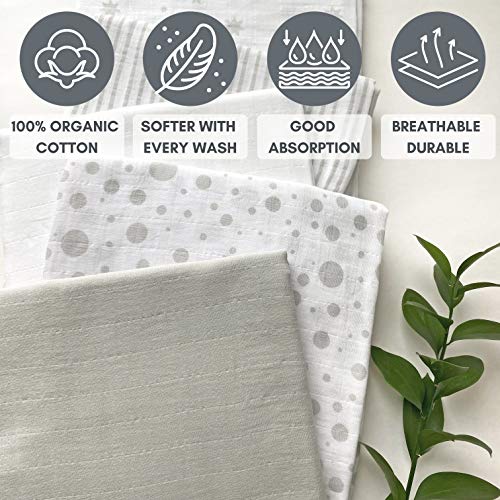 Organic Muslin Swaddle Blankets