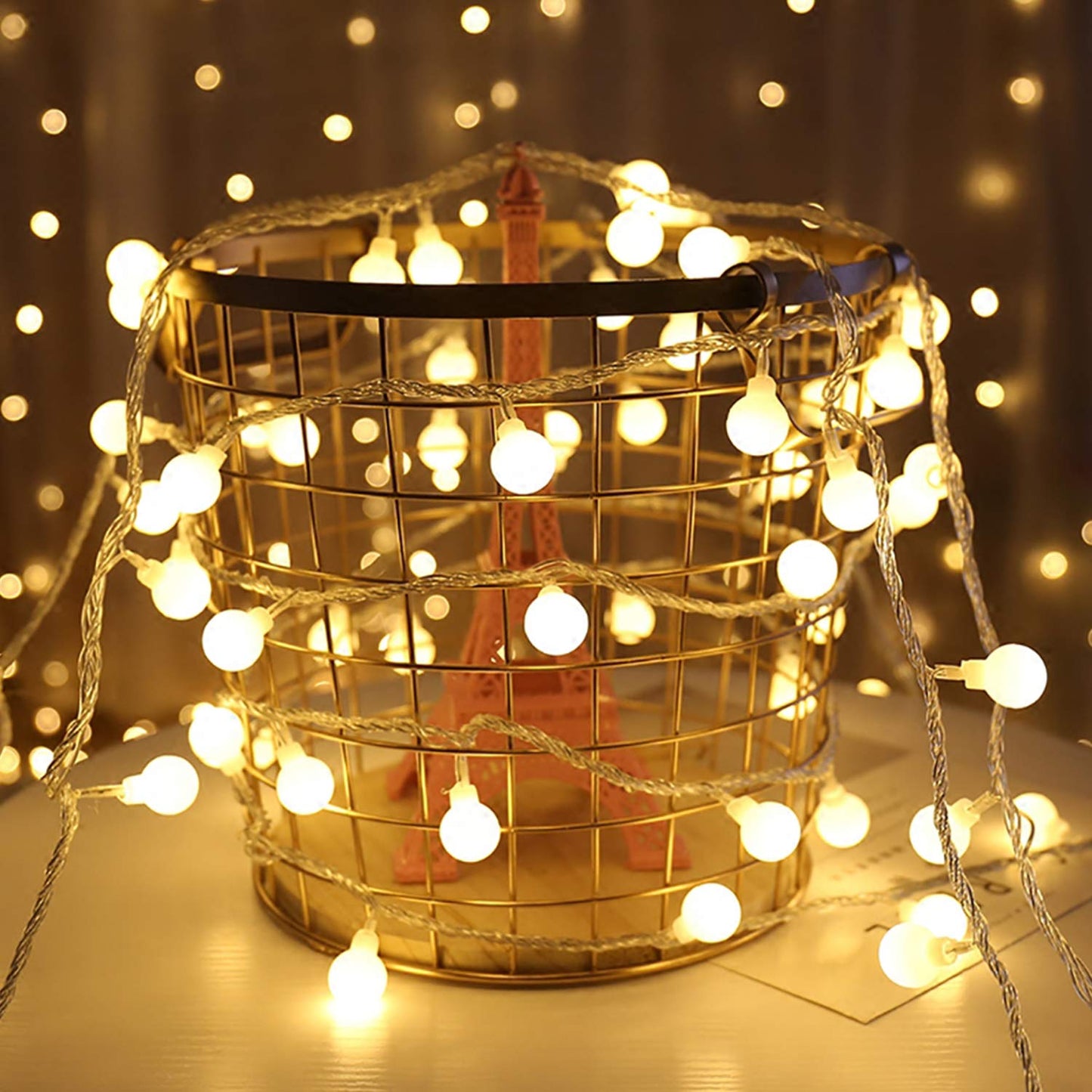 Luzes de corda LED Globe Ball