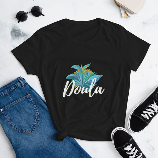 Camiseta de doula de manga corta para mujer