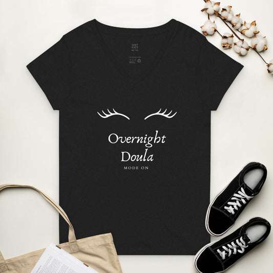 Women’s Recycled V-Neck Doula T-Shirt