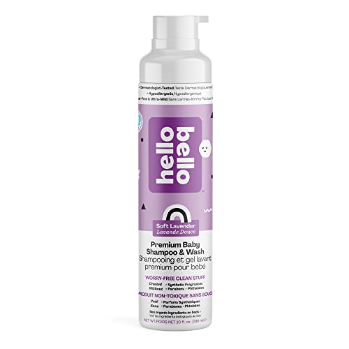 Champú y gel de baño Hello Bello Lavanda, 296 mililitros