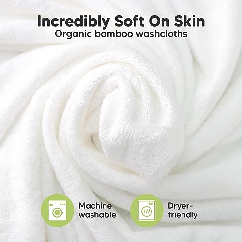 Soft Bamboo Washcloth, 6pack
