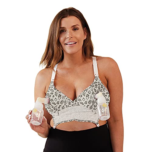 2-in-1 Pumping & Nursing Bra Hands Free for Maternity & Breastfeeding