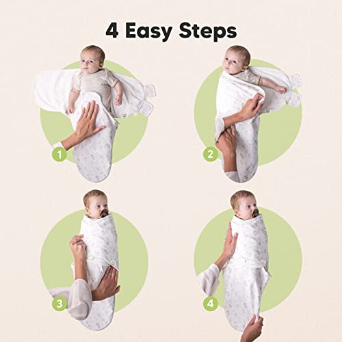 3-Pack Baby Swaddle Sleep Sacks with Zipper