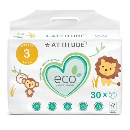 ATTITUDE Biodegradable Baby Diapers
