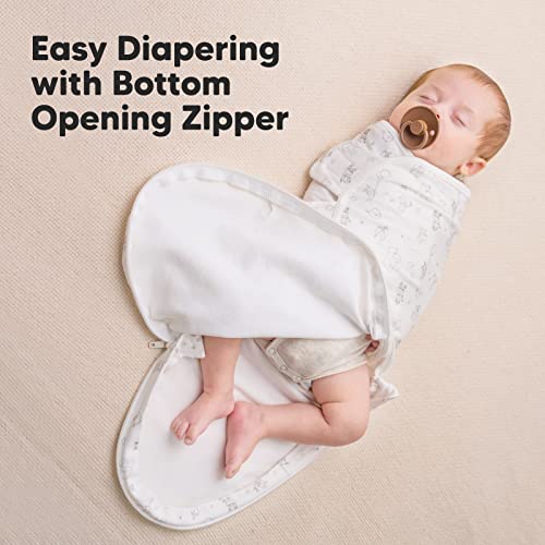 3-Pack Baby Swaddle Sleep Sacks with Zipper