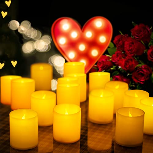 Flameless Battery Operated LED Candles, 12 pack