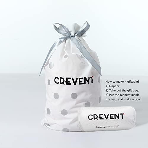 CREVENT Small Fluffy Warm Baby Throw Blanket