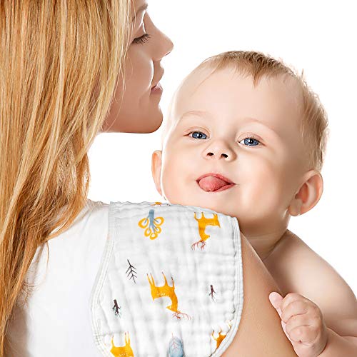 Paninhos de algodão extra absorventes para arrotos
