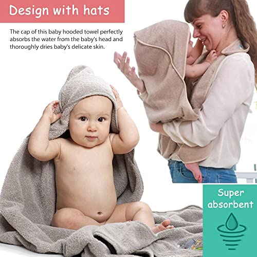 Hands Free Hooded Baby Bath Towel