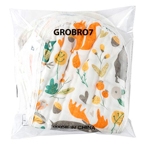 Paninhos de algodão extra absorventes para arrotos