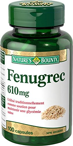 Fenugreek Supplement, 610Mg, 100 Capsules