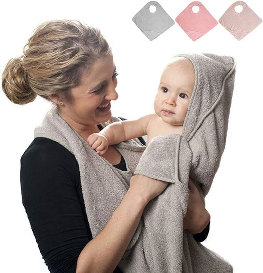 Hands Free Hooded Baby Bath Towel