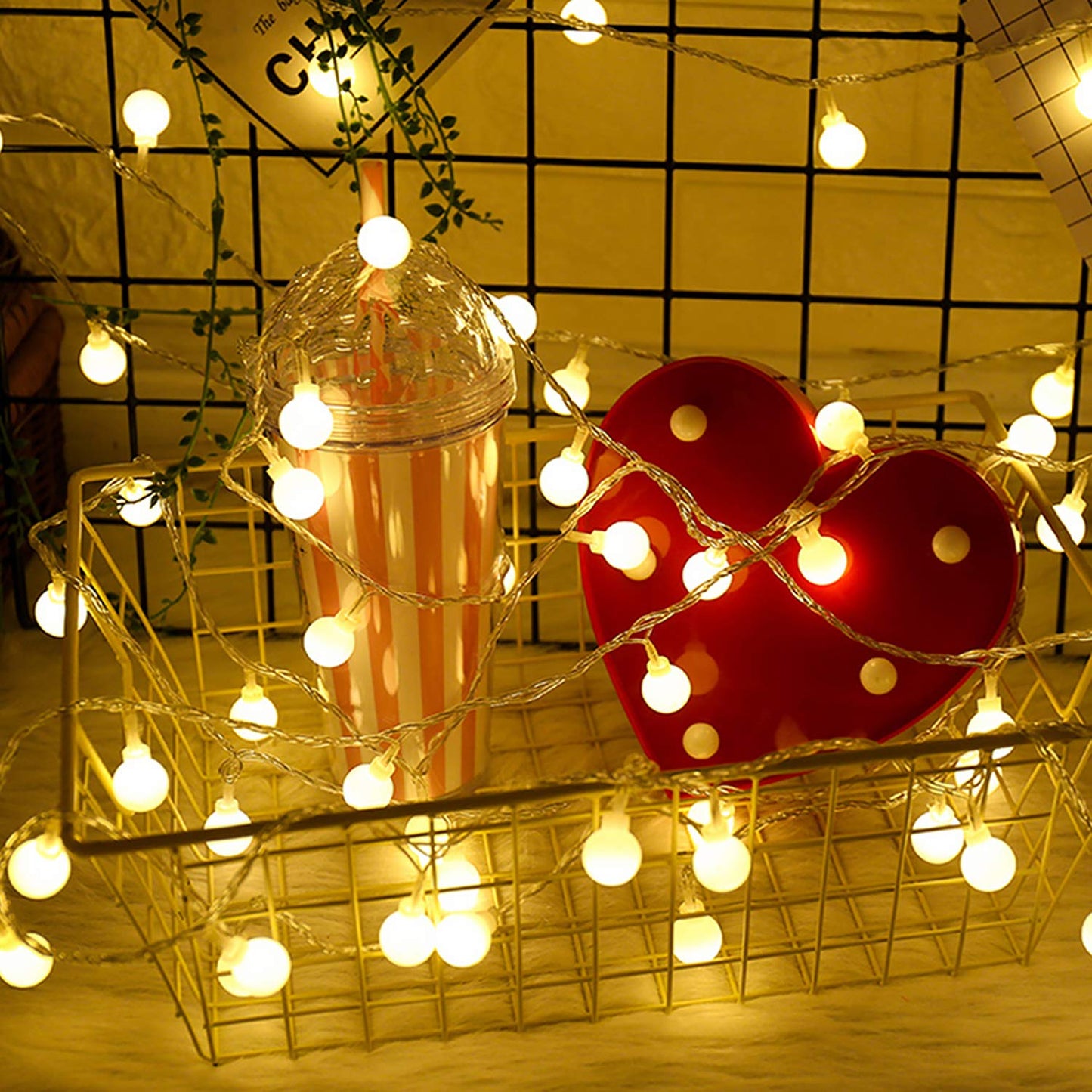 LED Globe Ball String Lights